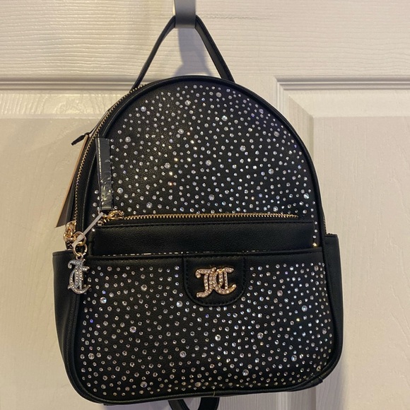 Juicy Couture Handbags - BNWT Juicy Couture Black Dazzle Backpack